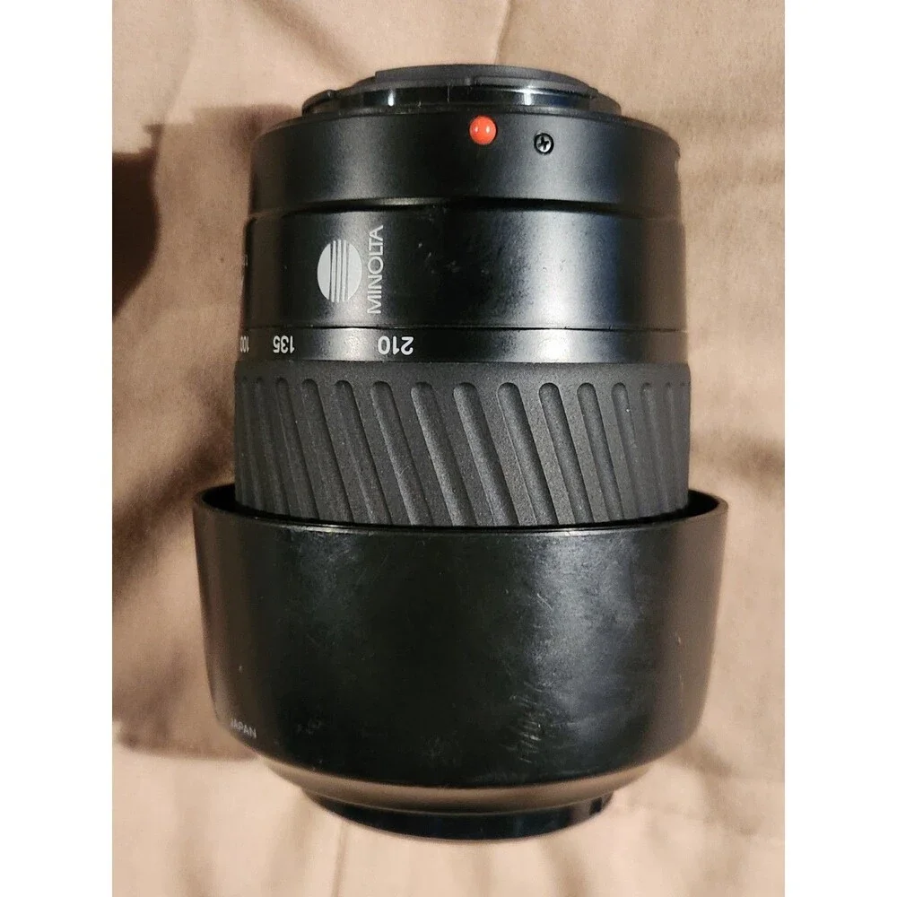 Minolta AF Zoom 70-210mm f/4.5-5.6 Macro Lens Sony A-Mount w/ Hood & Both Caps